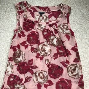 Talbots silk tank top